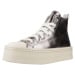 Converse CHUCK TAYLOR ALL STAR MODERN LIFT PLATFORM METALLIC Stříbrná