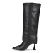 Karl Lagerfeld DEBUT II Fold Down Hi Leg Boot Černá