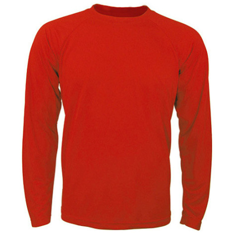 Oltees Pánské funkční triko s dlouhým rukávem OT060 Red
