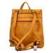 Stylový dámský kabelko-batoh Friditt, žlutá