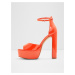 Oranžové dámské sandály na vysokém podpatku ALDO Nisa