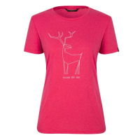 Salewa triko dámské W Deer S/S TEE, růžová