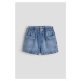 H & M - Džínové šortky Loose Fit - modrá