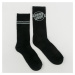 Opus Dot Stripes Sock Black