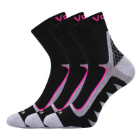 VOXX® ponožky Kryptox černá-magenta 3 pár 111202