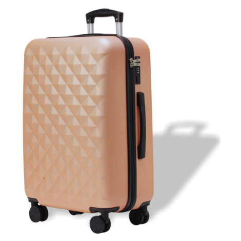 Střední univerzální cestovní kufr s TSA zámkem ROWEX Crystal Barva: Šampaňská