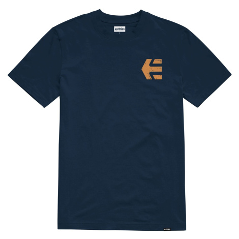 Etnies pánské tričko Skate Co Navy/Orange | Modrá