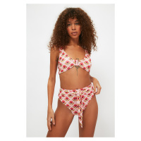 Trendyol Bikini Bottom - Pink - Floral