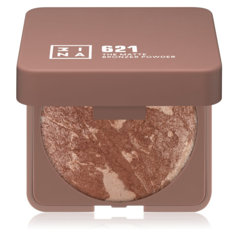 3INA The Bronzer Powder kompaktní bronzující pudr odstín 621 Glow Sand 7 g