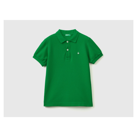 Benetton, Slim Fit Polo In 100% Organic Cotton United Colors of Benetton