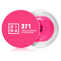 3INA The 24H Cream Eyeshadow krémové oční stíny odstín 371 - Electric Pink 3 ml