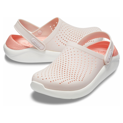 Crocs LiteRide Clog Barely Pink/White