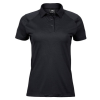 Tee Jays Dámské funkční polo triko - větší velikosti TJ7201X Black