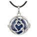 MUMMY BELL Dámský náhrdelník modrá Rolnička Harmony K7SM20