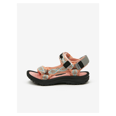 Černo-růžové holčičí sandály Lee Cooper