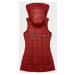 Červená dámská vesta s kapucí S'West (B8225-4)