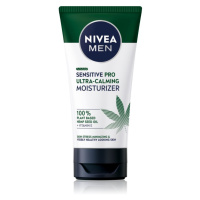 Nivea Men Sensitive Hemp zklidňující pleťový krém s konopným olejem pro muže 75 ml