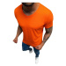 Ozonee Pánské tričko Kajetán oranžová Oranžová