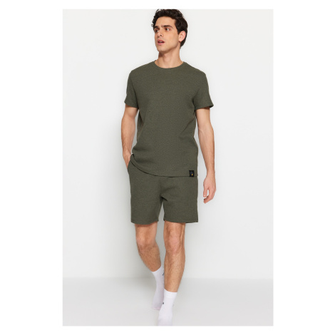 Trendyol Khaki Regular Fit Pajamas Set