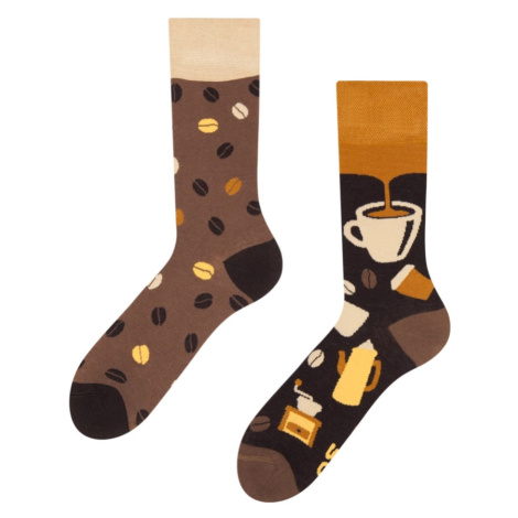 Veselé bambusové ponožky Dedoles Kávová zrna (GMBRS921) L