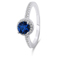Brilio Silver Okouzlující stříbrný prsten se zirkony RI054WB