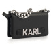 Obal na telefón karl lagerfeld k/letters phone case iphone 12 pro max černá