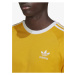 Žluté pánské tričko adidas Originals 3-Stripes