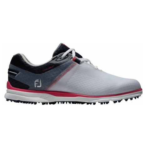 Footjoy Pro SL Sport White/Navy/Pink Dámske golfové boty