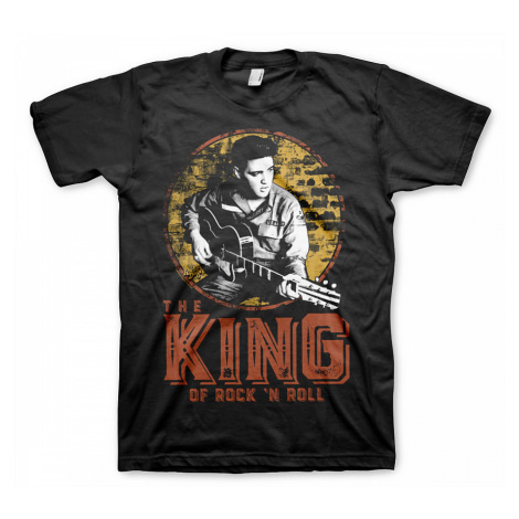 Elvis Presley tričko, The King Of Rock &#039;n Roll, pánské HYBRIS