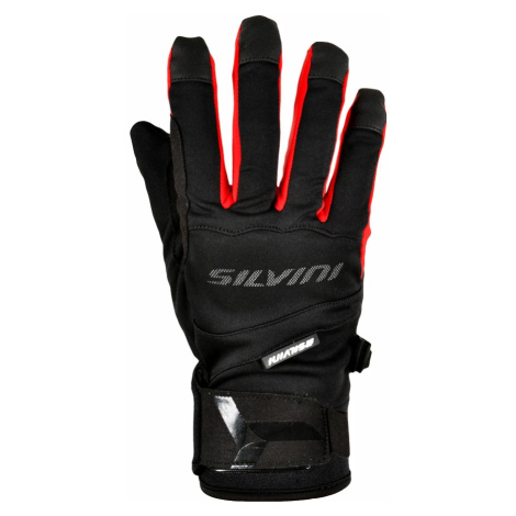 Cyklistické rukavice Silvini Fusaro black-red, XL