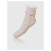 Béžové dámské extrémně teplé ponožky BELLINDA Extra Warm