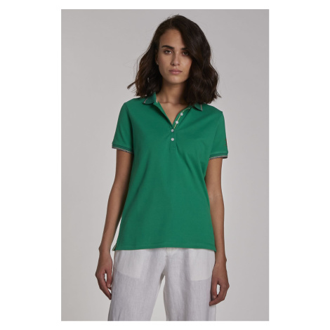 Polokošile la martina woman polo s/s piquet stretch zelená