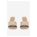 Pantofle Sergio Bardi WYL3740-1Z-SB Přírodní kůže (useň) - Lícová
