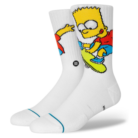 Stance Bart Simpson white 5,5-8