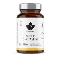 Puhdistamo Super Vitamin D 4000IU 120 kapslí