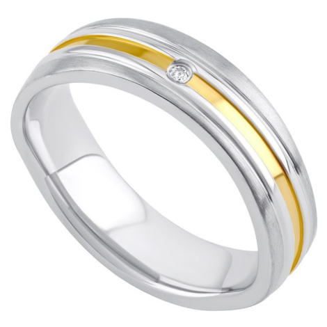 Snubní prsten z oceli GENEVE pro ženy Silvego
