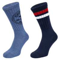 Converse MENS FASHION CREW 2PP Pánské ponožky, tmavě modrá, veľkosť
