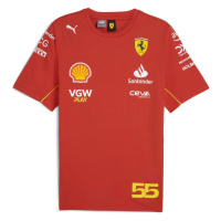 Ferrari pánské tričko Driver Sainz red F1 Team 2024
