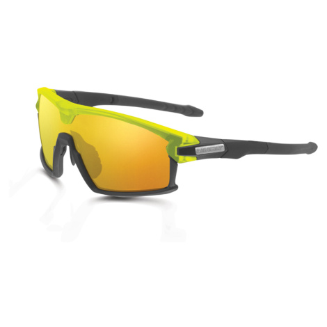 LIMAR Cyklistické brýle - F90 - růžová/titánová/žlutá