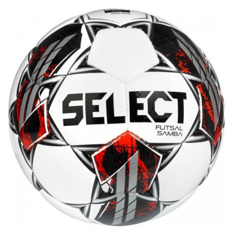 Futsalový míč SELECT FB Futsal Samba 4 - bílo-stříbrná