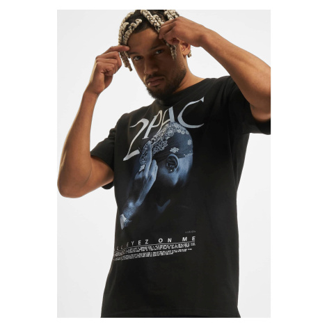 Tupac All F*ck the World 2.0 Oversize tričko černé MT Upscale