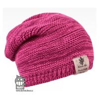 Pletená čepice Dráče - Colors 25, růžový melír NEON Barva: Růžová