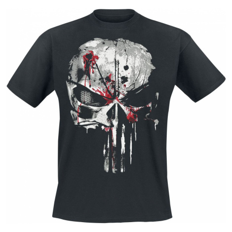 The Punisher Bloody Skull Tričko černá