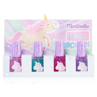 Martinelia Little Unicorn Nail Polish Set sada laků na nehty Pink, Blue, Purple, Fuchsia (pro dě