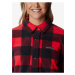 Černo-červená dámská kostkovaná košilová bunda Columbia Benton Springs