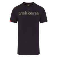 Trakker Tričko CR Logo T-shirt Black Camo