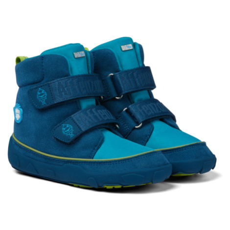 Barefoot zimní obuv s membránou Affenzahn - Comfy Jump Shark modrá
