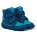 Barefoot zimní obuv s membránou Affenzahn - Comfy Jump Shark modrá