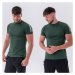NEBBIA - Sportovní tričko pánské 326 (dark green) - NEBBIA