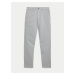 Strečové chino kalhoty normálního střihu Marks & Spencer šedá